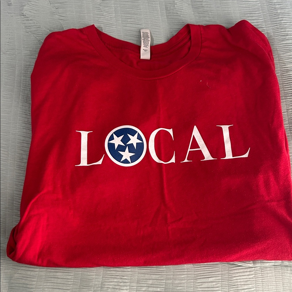Red LOCAL Graphic T-Shirt